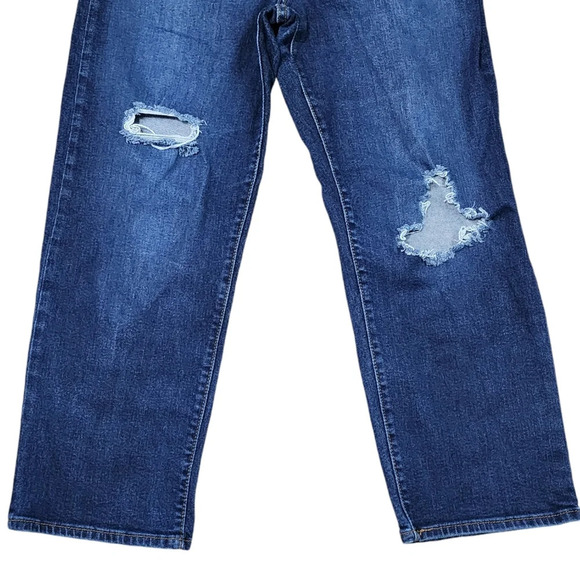 Levis Ribcage Straight Womens Ankle Jeans - Picture 5 of 10